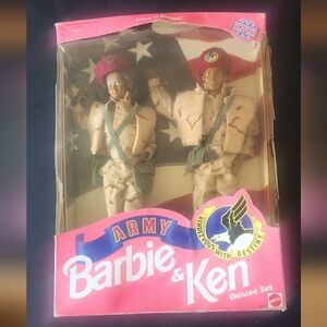 Vintage | Barbie & Ken Army | "Rendezvous With Destiny" | 1992 Deluxe Set